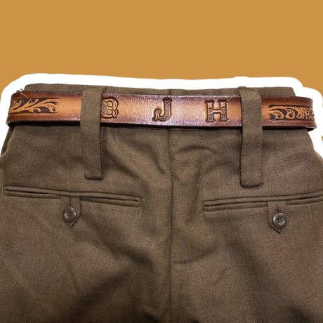 [USED]  vintage レザーベルト