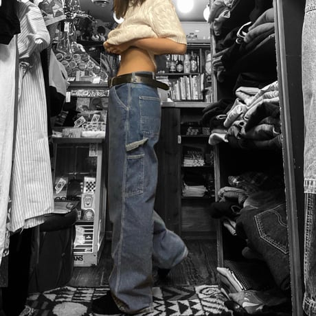 [USED] 太めシルエットの DENIM Painter pants