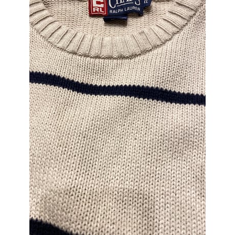[USED] 'CHAPS' RALPH LAURENコットンニット