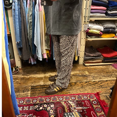 [USED] レオパード レーヨン パンツ