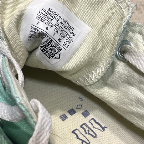 [USED] CONVERSE ALL STAR ミントグリーン💚