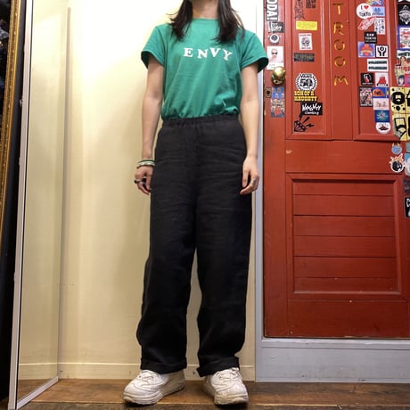 [USED] BLACK LINEN PANTS
