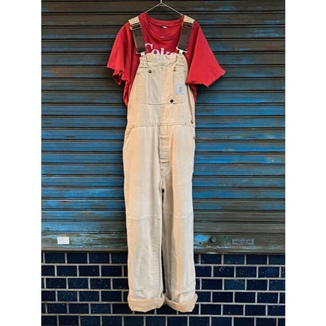 [USED] carhartt ダック地 オーバーオール