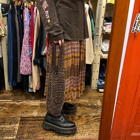 [USED] キラキラビーズ付き✨メッシュバッグ