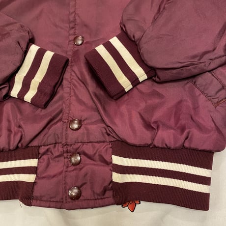[USED] BURGUNDY NYLON スタジャン♡