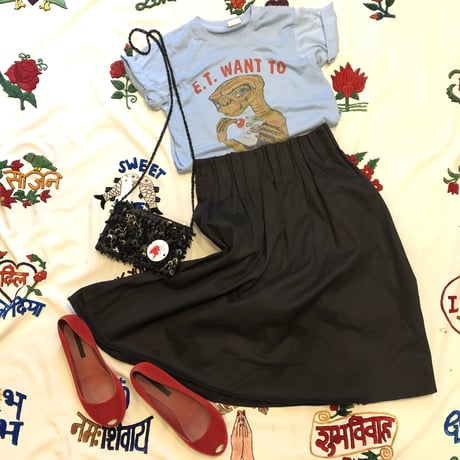 [USED] E.T. WANT TO PARTY♡ VINTAGE  Tee