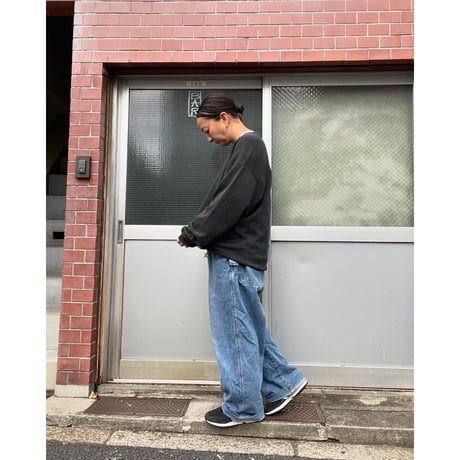 [USED] vintage BLACK ゆるSWEAT