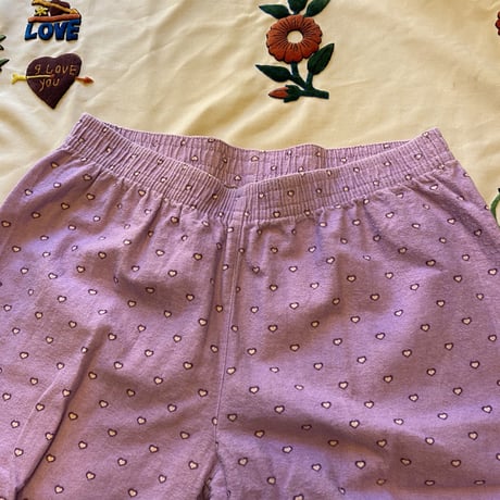[USED] ハート柄イージーPANTS💗