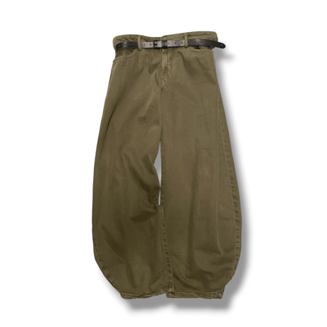 [USED] WIDE KHAKI PANTS  size:33×31