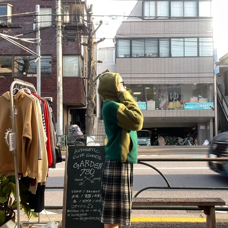 [USED]チェック巻きスカート
