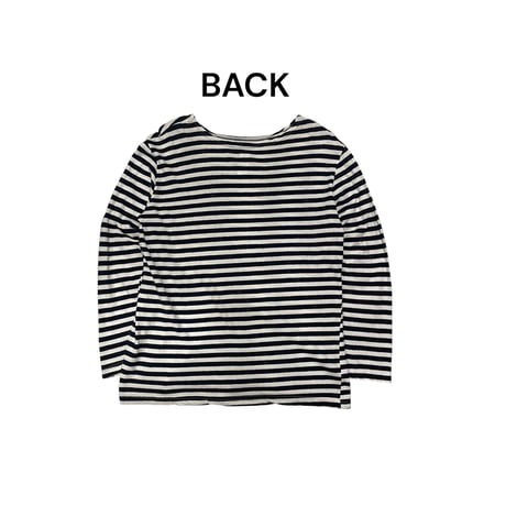 [USED] Midnight NAVY♡ボートネックTOPS