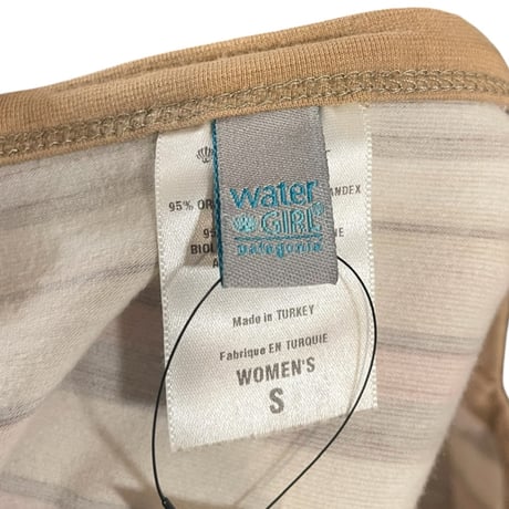 [USED]"Water girl"ボーダーロングTee