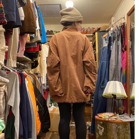 [USED] オイルド JKT ／ブラウン