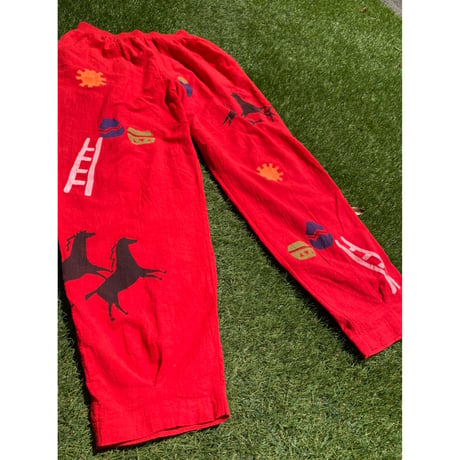 [USED] 壁画風 COTTON PANTS