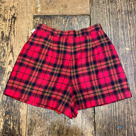 [USED] チェック柄ハイウェストPANTS♡