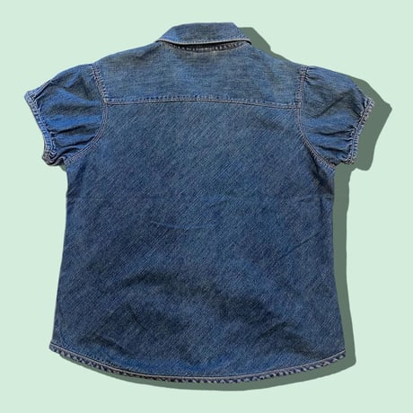 [USED] GAP パフスリーブ DENIM SHIRTS
