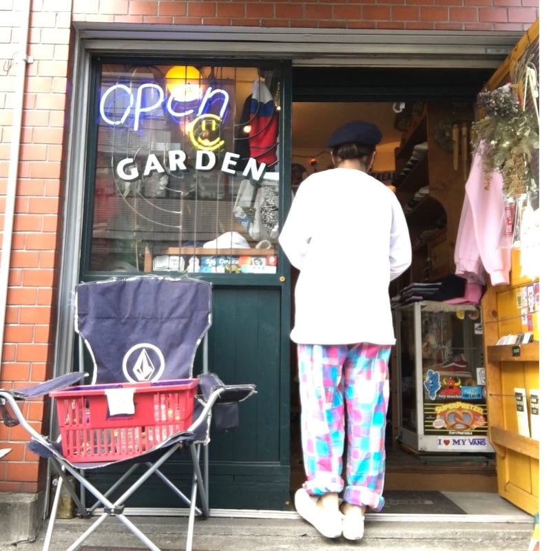 USED] マドラスチェック パッチワーク パンツ | garden730