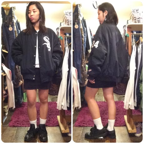 [USED] White SOX フワフワ スタジャン