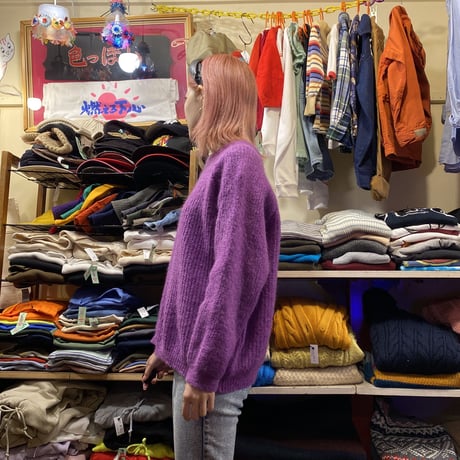 [USED] PINK MOHAIR KNIT💗
