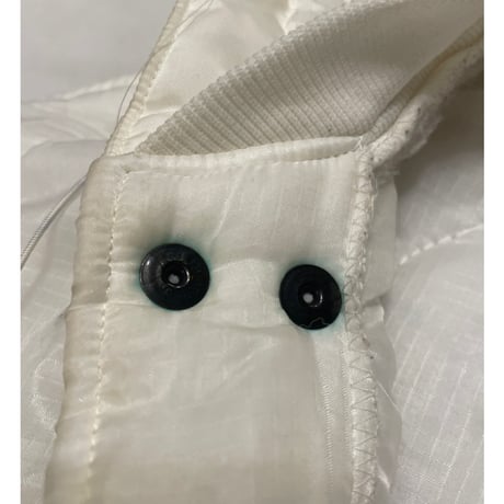 [USED] 珍品! 80's US ARMY WHITE キルティング ライナーコート