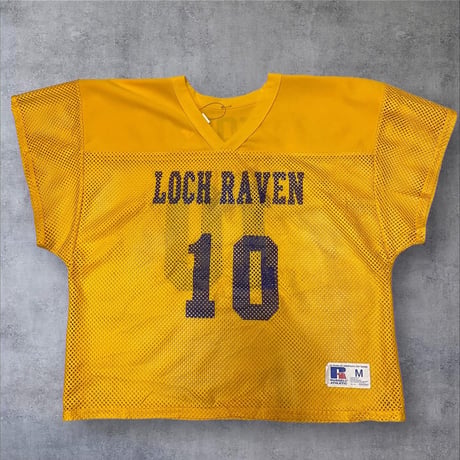 [USED] OLD RUSSELL MESH FOOTBALL  tee