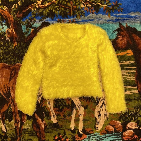 [USED] ネオンカラーシャギーKNIT！