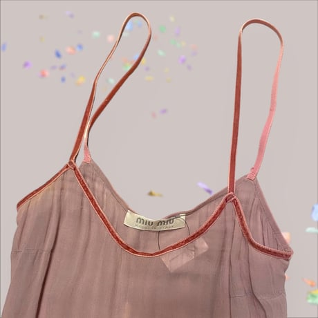 [USED] miumiu キャミ ワンピース