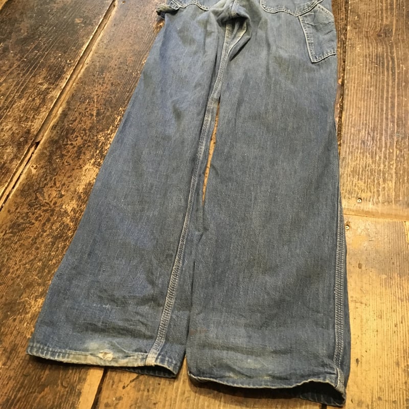 週末限定価格* 超Vintage ☆Lee デニムオーバーオール 100cm 週末限定