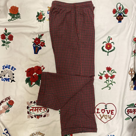 [USED] チェックネルパジャマPANTS♡