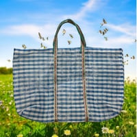 ［used］ギンガムメッシュBAG