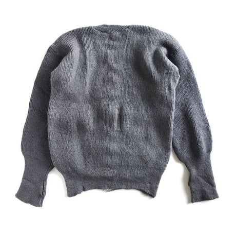[USED] 指つき vintage ARMY ZIPカーディガン