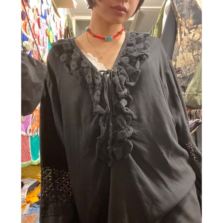 [USED]レースアップShirts