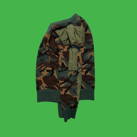 [USED] 迷彩! ARMY リブ ニット