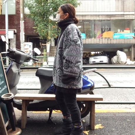 [USED] 重ね着風フリース P/O JKT