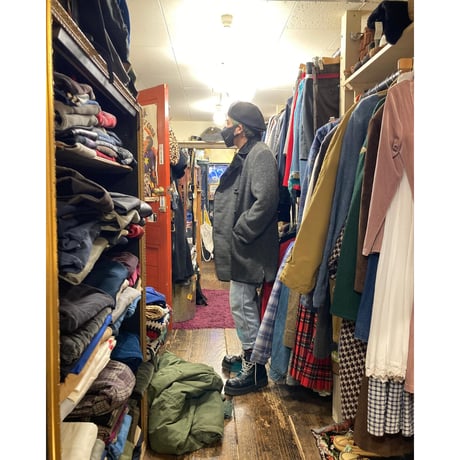 [USED] 70's vintage Dunn & Co. カシミア混 テッズコート