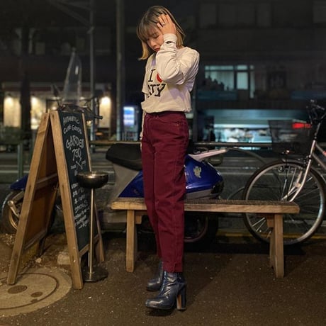 [USED]  Levis  カラーPANTS "SLIM" made in USA.
