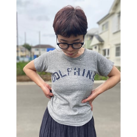 [USED] 60's vintage RUSSELL  DOLPHINS Tee