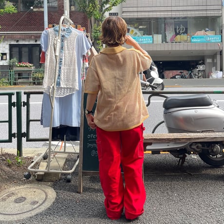 [USED]  メッシュPOLO🧡