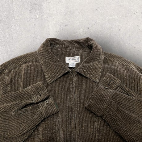 [USED] 太畝コーデュロイ ZIP シャツ JACKET