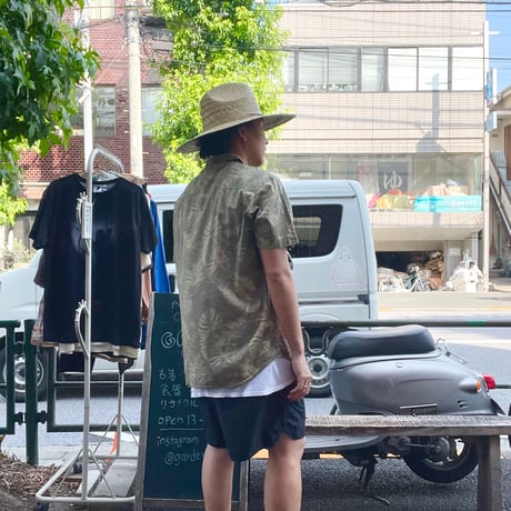 [USED] Columbia 総柄 S/S BD SHIRT