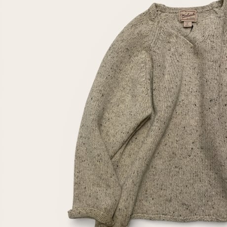 [USED] Wool Rich Vネックネップニット