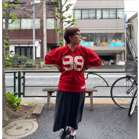 [USED] Champion メッシュ フットボール Tee