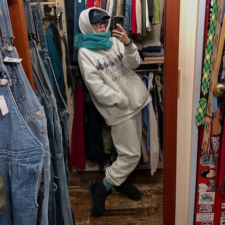 [USED] ターコイズ💘　大判 ストール