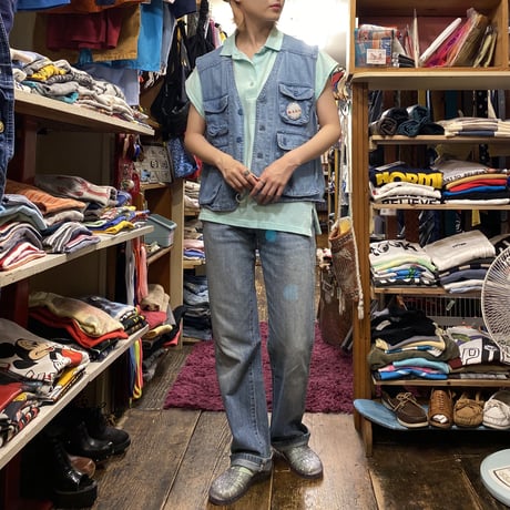 [USED] 4POCKET DENIM VEST！