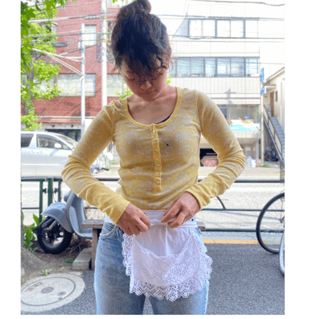 [USED] vintageエプロン