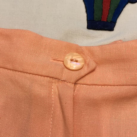 [USED] サーモンピンク RAYON/LINEN SHORTS ♡