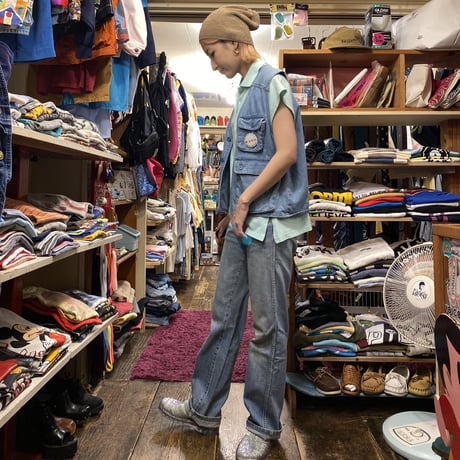 [USED] 4POCKET DENIM VEST！