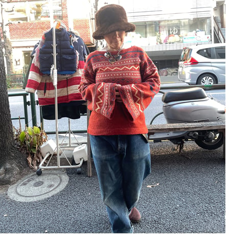 [USED] ベルスリーブニット♡