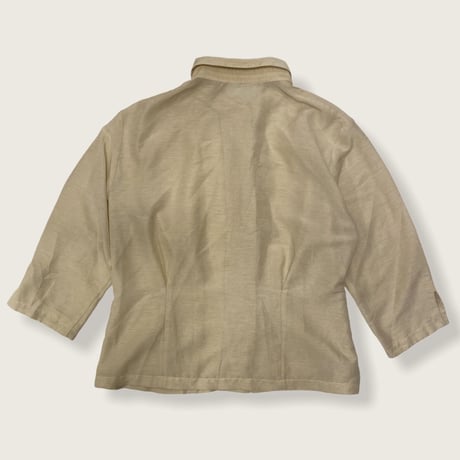 [USED] BEIGE CHINA BLOUSE♡