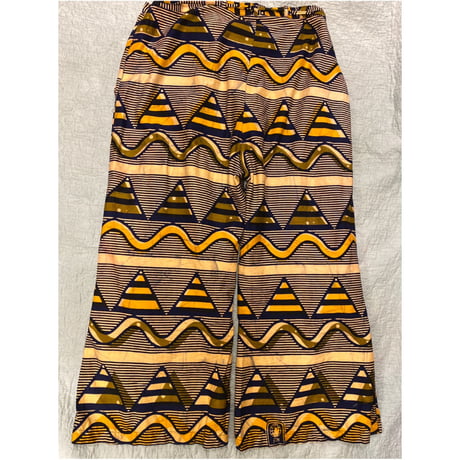[USED] アフリカンバティックPANTS/ YELLOW